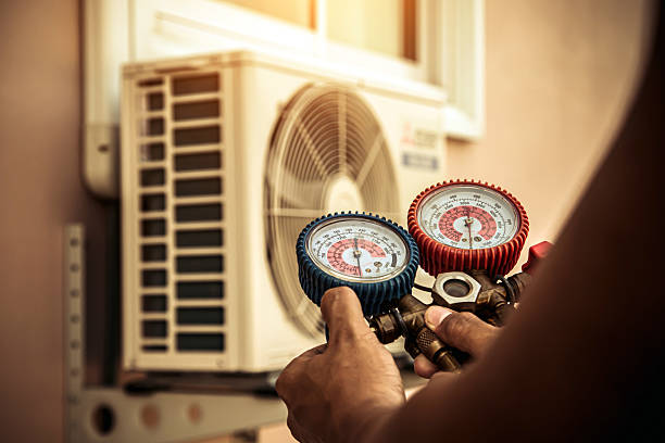 Professional Ductwork Repair technician working in Whitestone, NY